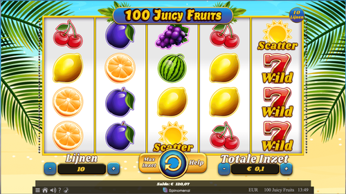 100 Juicy Fruits - Gameplay Image