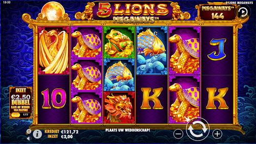 5 Lions Megaways - Gameplay Image