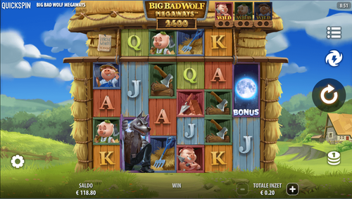Big Bad Wolf Megaways - Gameplay Image