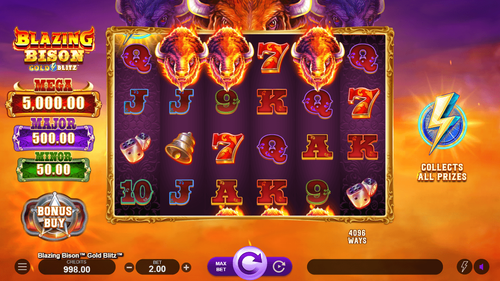 Blazing Bison Gold Blitz - Gameplay Image