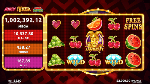 Juicy Joker Mega Moolah - Gameplay Image
