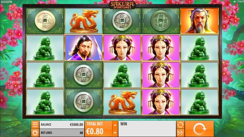 Sakura Fortune - Gameplay Image